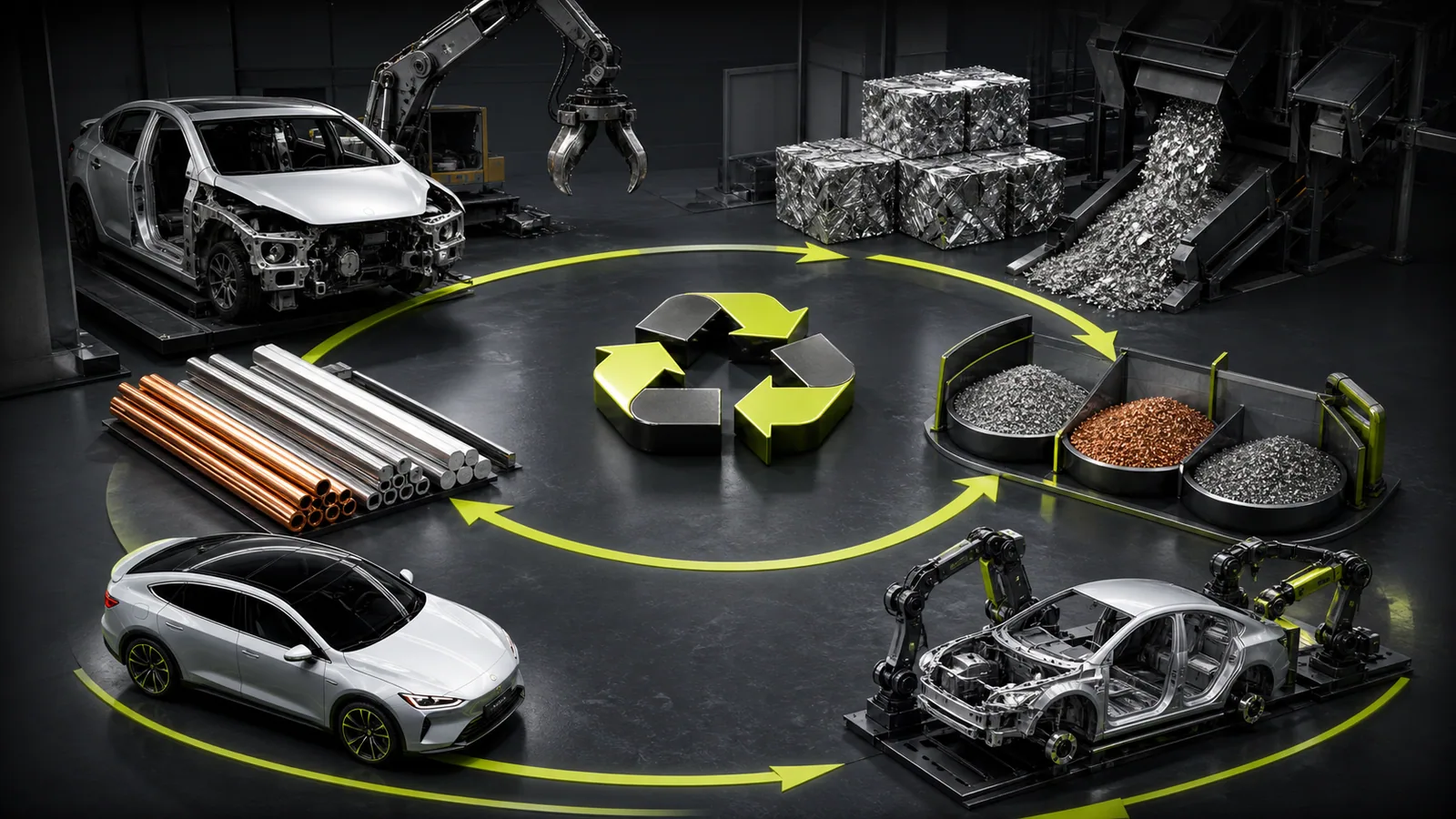 BMW Car2Car projesi eski otomobilden yüksek kaliteli malzeme geri kazanımını yüzde 6'dan 51'e çıkardı