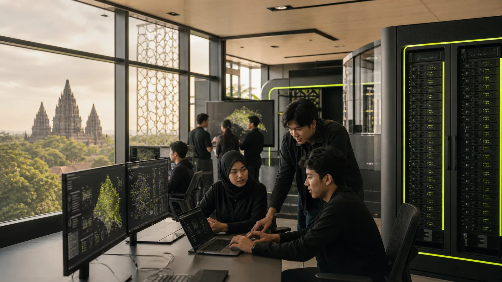 Endonezya ilk üniversite yapay zekâ merkezini UGM, Indosat ve NVIDIA ortaklığıyla açtı